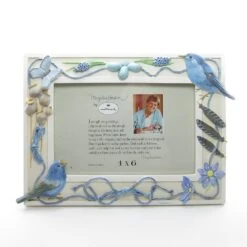 Marjolein Bastin Vintage 4 X 6 Picture Frame For Photo - Blue Skies Collection