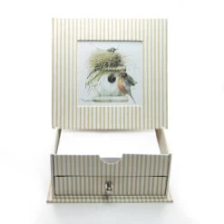 Marjolein Bastin Robins, Nest & Birdhouse Note Caddy Set With Notepaper