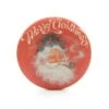 Santa Claus Smoking A Pipe Vintage Hallmark Merry Christmas Pin