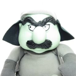 Murky Dismal Plush Toy Vintage Rainbow Brite Villain Doll With Bag Of Gloom -Toy Store Murky dismal toy green face gray cape cloud bag