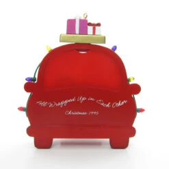 Our First Christmas Together 1995 Hallmark Photo Holder Ornament -Toy Store Our first christmas together 1995 beetle bug car ornament