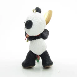 Child's Fourth Christmas 1996 Hallmark Panda Bear Christmas Ornament -Toy Store Panda bear holding stocking my child s fourth 4th christmas