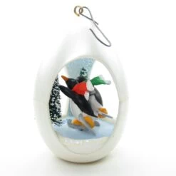 Winter Surprise #2 Penguin Ornament Vintage 1990 Hallmark Keepsake 8 Winter Surprise #2 Penguin Ornament Vintage 1990 Hallmark Keepsake -Toy Store Penguins ice skating winter surprise hallmark ornament 2