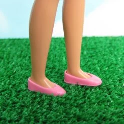 Denim Fun Skipper Vintage 1989 Barbie Doll -Toy Store Pink ballet flat skipper barbie shoes