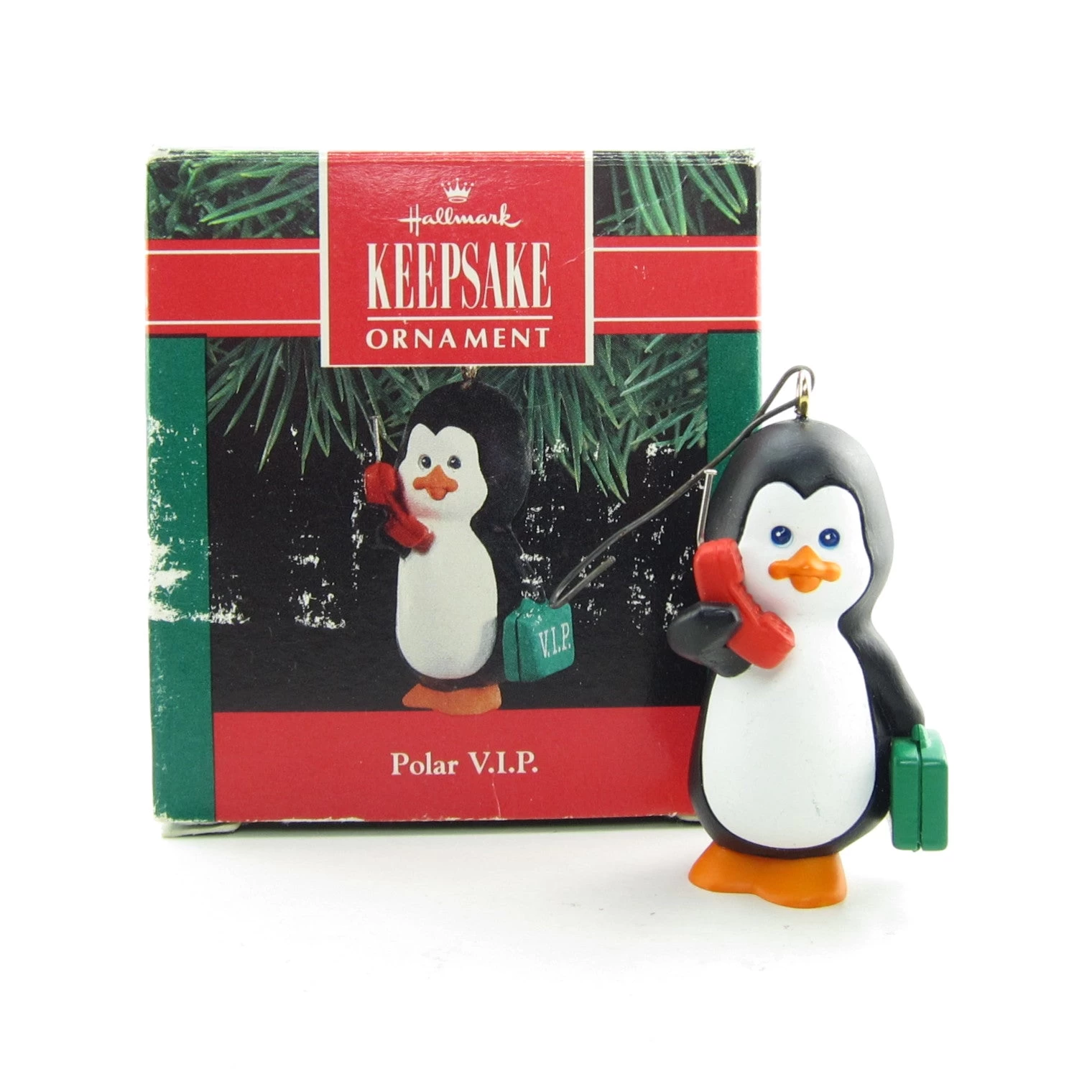 Polar V.I.P. Vintage 1990 Penguin Hallmark Keepsake Ornament 1 Polar V.I.P. Vintage 1990 Penguin Hallmark Keepsake Ornament