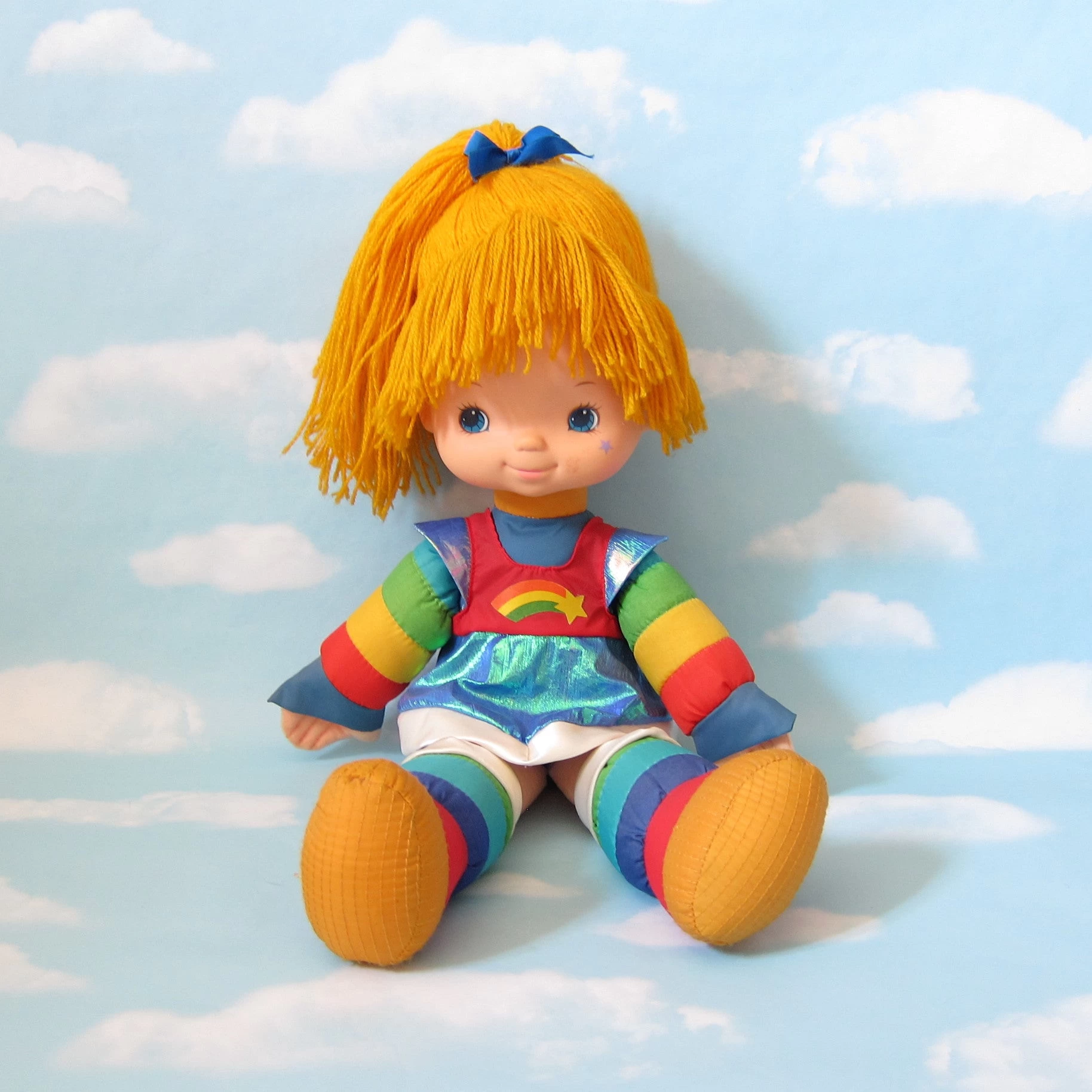 Rainbow Brite Doll Vintage 1983 18" Plush Toy 1 Rainbow Brite Doll Vintage 1983 18" Plush Toy