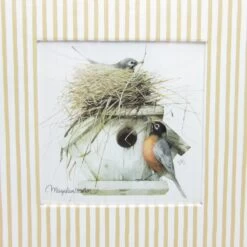 Marjolein Bastin Robins, Nest & Birdhouse Note Caddy Set With Notepaper -Toy Store Robins building bird nest birdhouse marjolein bastin note caddy