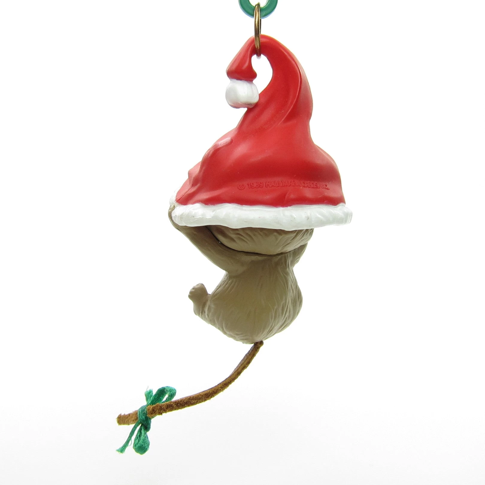 Hallmark Hang In There Mouse In Santa Hat Vintage 1989 Christmas Ornament 5 Hallmark Hang In There Mouse In Santa Hat Vintage 1989 Christmas Ornament - Image 5