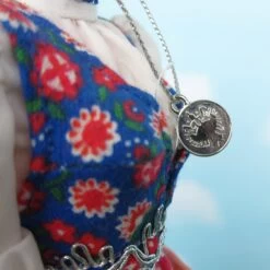 Norwegian Barbie Doll Vintage 1995 Dolls Of The World Collector Edition #14450 -Toy Store Silver coin necklace norwegian barbie dolls of the world 1995