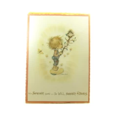 Betsey Clark Postcard Set Of 7 Oversized Hallmark Cards For Every Season -Toy Store Summer friends betsey clark vintage postcard