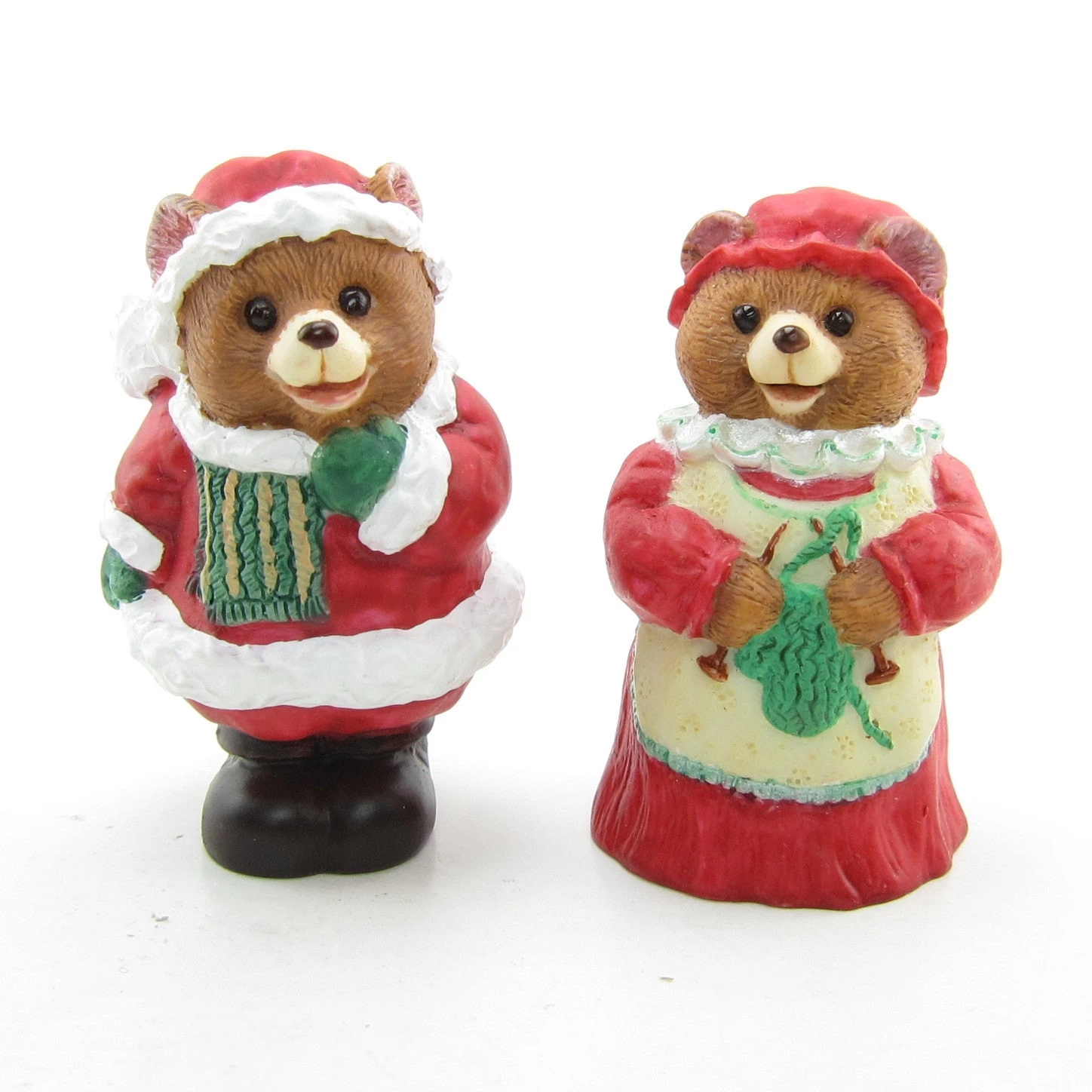 Mr. And Mrs. Claus Merry Miniatures Vintage Hallmark 1996 Christmas Figurine Set 2 Mr. And Mrs. Claus Merry Miniatures Vintage Hallmark 1996 Christmas Figurine Set - Image 2