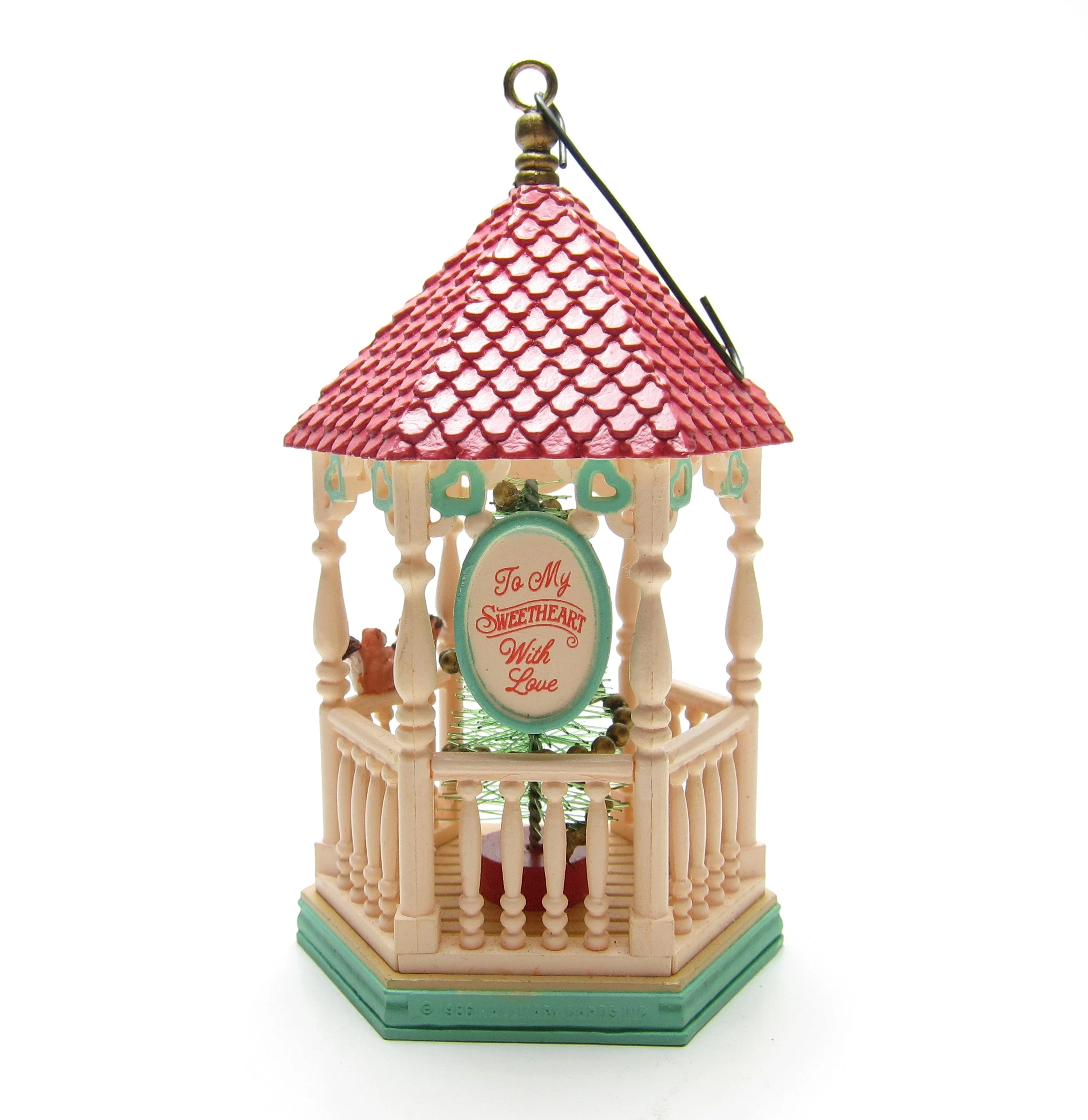 Gazebo Christmas Ornament Hallmark Keepsake 1986 Sweetheart Tree Decoration 2 Gazebo Christmas Ornament Hallmark Keepsake 1986 Sweetheart Tree Decoration - Image 2