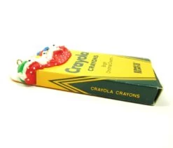 Bright Christmas Dreams Ornament 1987 Crayola Crayons Hallmark Keepsake -Toy Store Vintage 1987 bright christmas dreams crayola crayons ornament