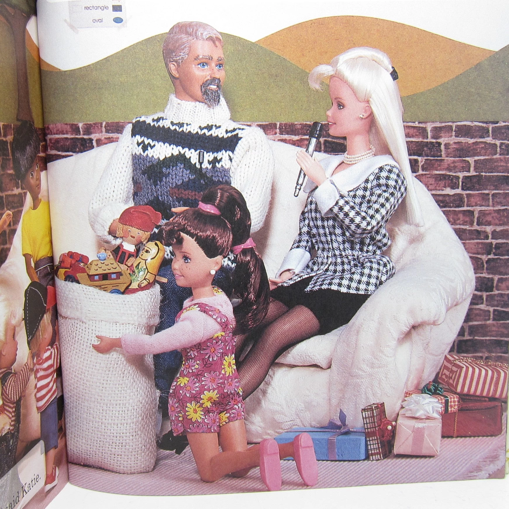 Barbie Holiday Helpers Vintage 1998 Little Golden Book 5 Barbie Holiday Helpers Vintage 1998 Little Golden Book - Image 5