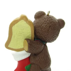 My Third Christmas 1998 Hallmark Teddy Bear Christmas Ornament 11 My Third Christmas 1998 Hallmark Teddy Bear Christmas Ornament -Toy Store Vintage 1998 hallmark cards child s third christmas ornament