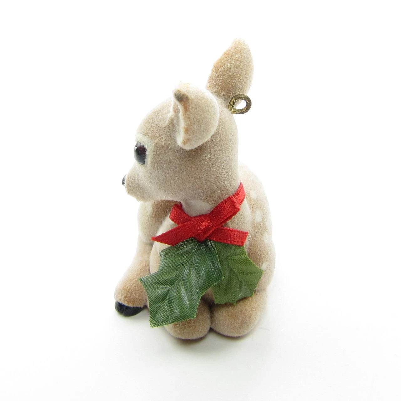 Hallmark Gentle Fawn Vintage 1989 Christmas Ornament Flocked Deer 3 Hallmark Gentle Fawn Vintage 1989 Christmas Ornament Flocked Deer - Image 3