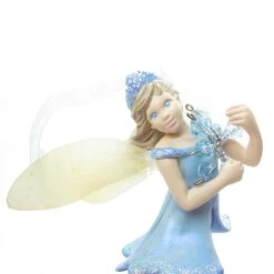 Faerie Candessa Vintage 2001 Hallmark Frostlight Faeries Collection Fiber-Optic Christmas Ornament 20 Faerie Candessa Vintage 2001 Hallmark Frostlight Faeries Collection Fiber-Optic Christmas Ornament -Toy Store Vintage hallmark ornament frostlight faeries faerie candessa blue snowflake