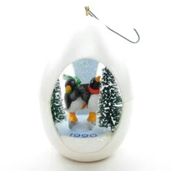 Winter Surprise #2 Penguin Ornament Vintage 1990 Hallmark Keepsake 7 Winter Surprise #2 Penguin Ornament Vintage 1990 Hallmark Keepsake -Toy Store Winter surprise ornament 1990 penguins ice skating egg