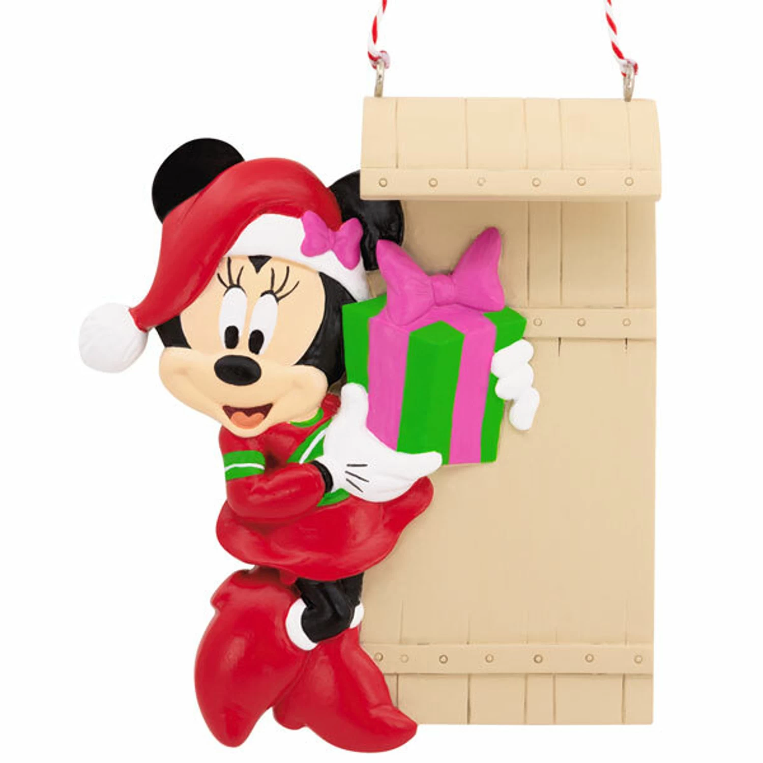 Hallmark 3.6" Minnie Mouse Personalized Christmas Ornament 2HCM9584 1 Hallmark 3.6" Minnie Mouse Personalized Christmas Ornament 2HCM9584