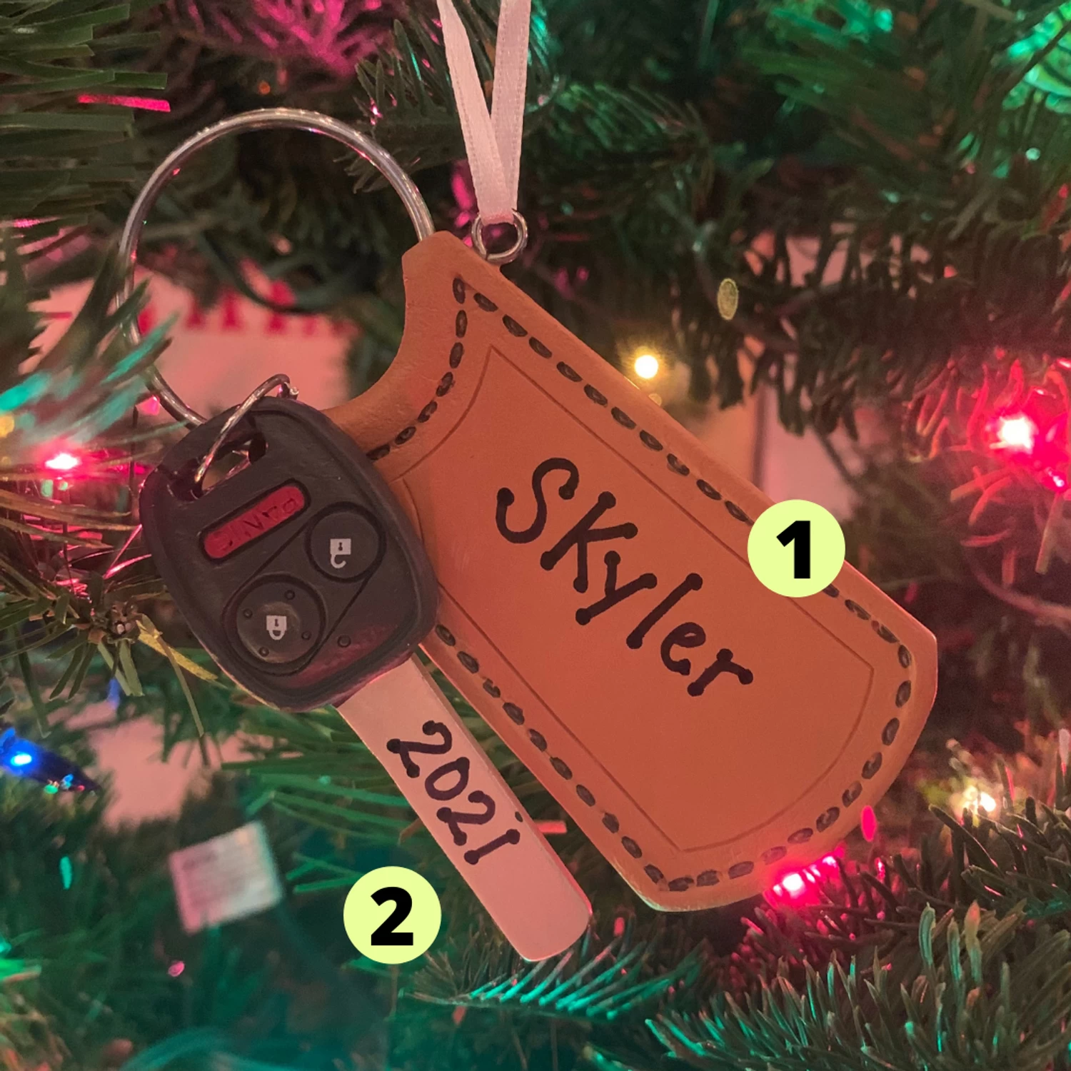 Hallmark 3.5" New Driver Personalized Christmas Ornament 1HGO2864 1 Hallmark 3.5" New Driver Personalized Christmas Ornament 1HGO2864