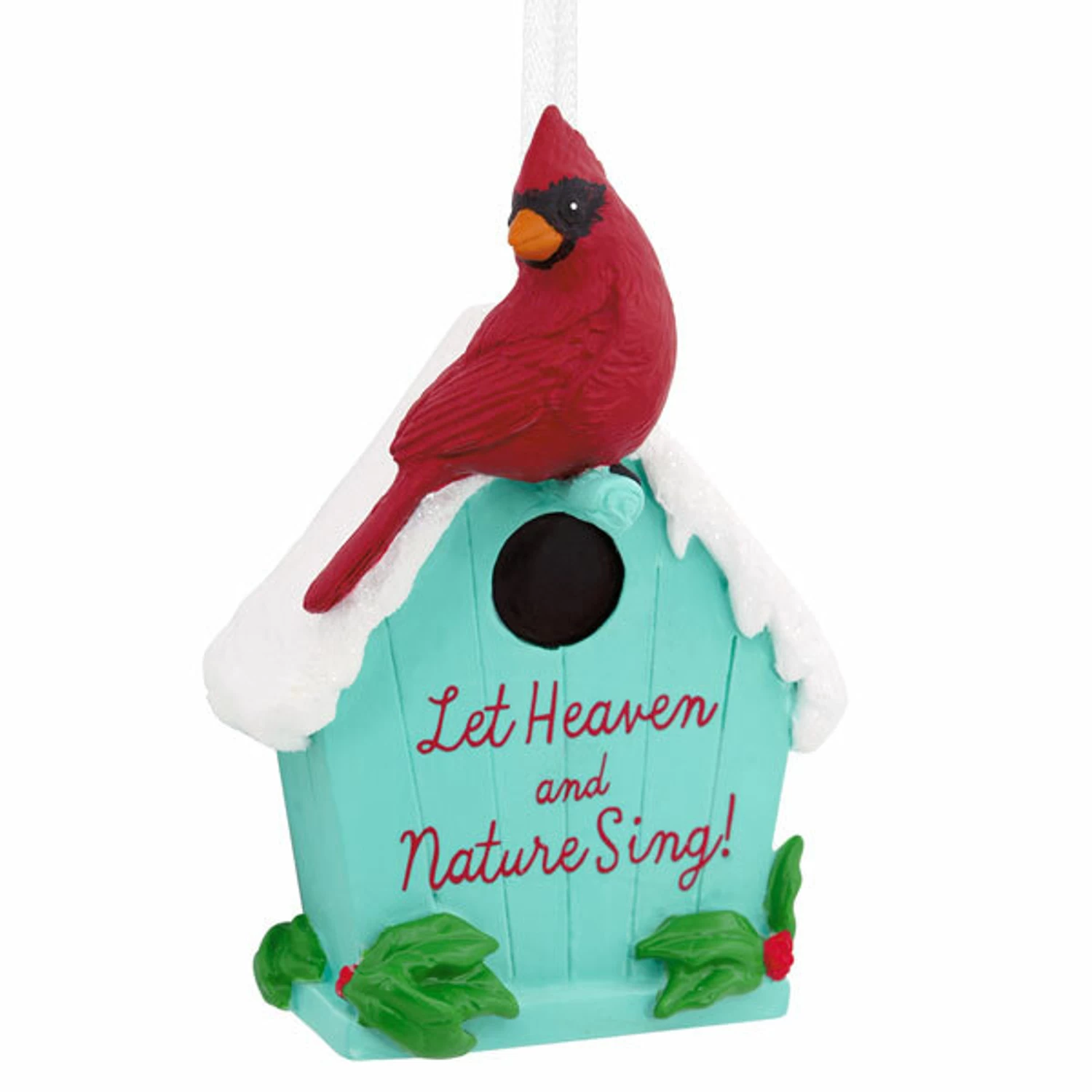 Hallmark 3.5" DaySpring Bird House Christmas Ornament 1HGO2847 1 Hallmark 3.5" DaySpring Bird House Christmas Ornament 1HGO2847