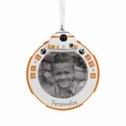 Hallmark 3" BB-8 Star Wars™ Photo Holder Personalized Christmas Ornament 2HCM5419 5 Hallmark 3" BB-8 Star Wars™ Photo Holder Personalized Christmas Ornament 2HCM5419 -Toy Store apiluktfi 22789.1646091901