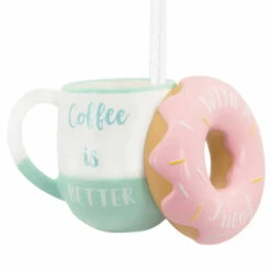 Hallmark 3.5" Coffee & Friends Christmas Ornament 1HGO2797