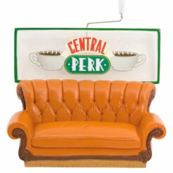 Hallmark 3" Central Perk Friends Couch Christmas Ornament 2HCM9510
